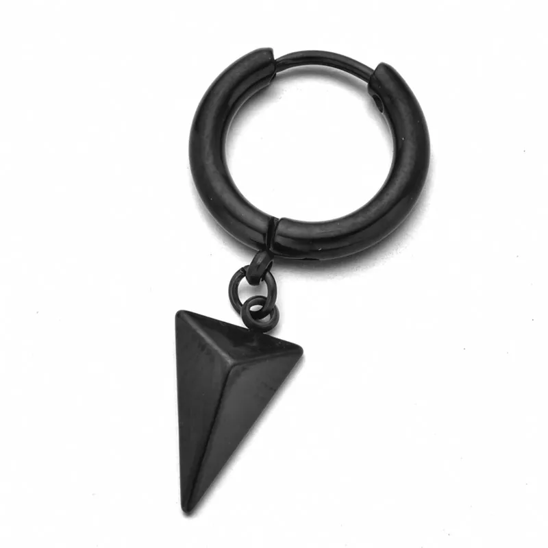 E1850 E LUBINGSHINE, модные серьги для женщин, Мужчин, Ювелирные изделия, простые, нержавеющая сталь, золото/серебро/черный, круглые серьги-кольца - Окраска металла: E1850 E