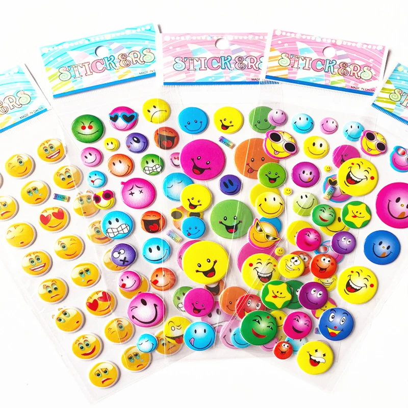 6 листов/набор 3D-наклейки на блокнот | Игрушки и хобби