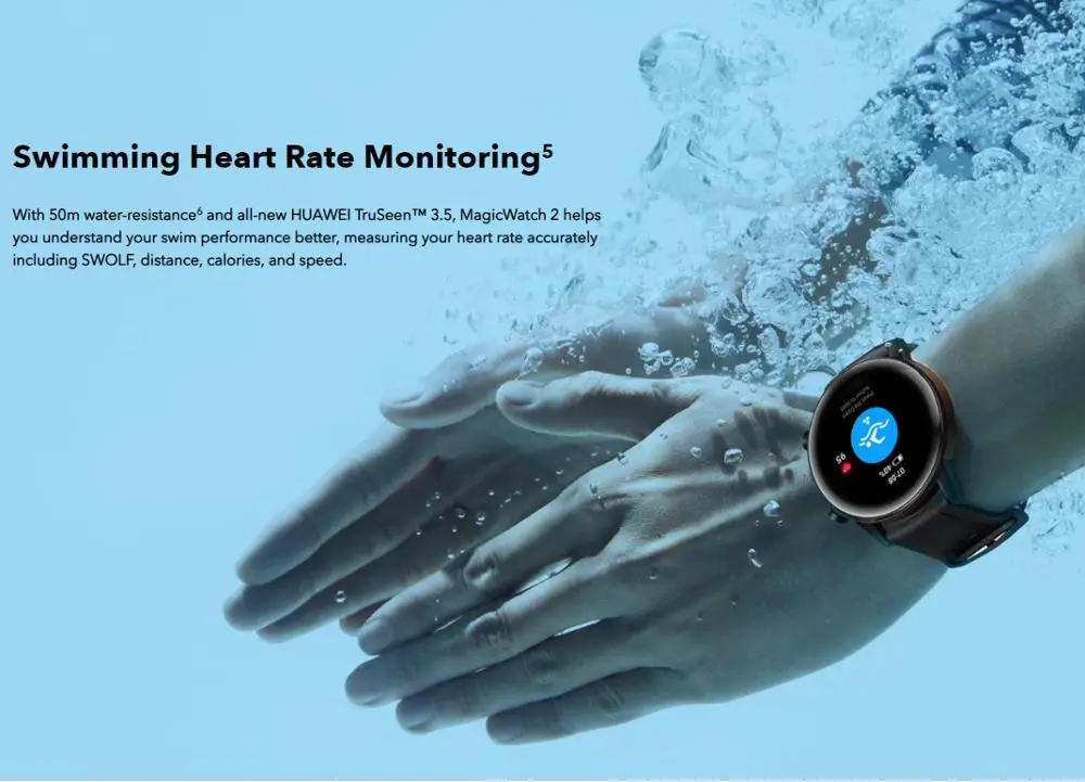 Honor MagicWatch 2 42 мм Hebe Bluethooth умные часы 1 &quotAMOLED всегда на дисплее 14 спортивных режимов