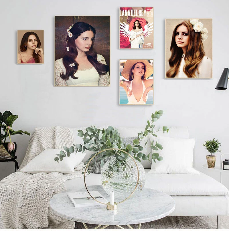 

Lana Del Rey Wall Art Canvas Painting Poster For Home Decor Posters And Prints Art Decor quality posters canvas painting M500