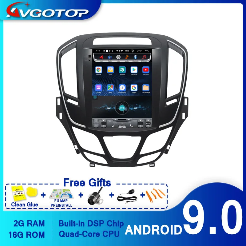 AVGOTOP Android 9 0 Tesla вертикальный экран автомобильное радио GPS Мультимедиа для OPEL INSIGNIA