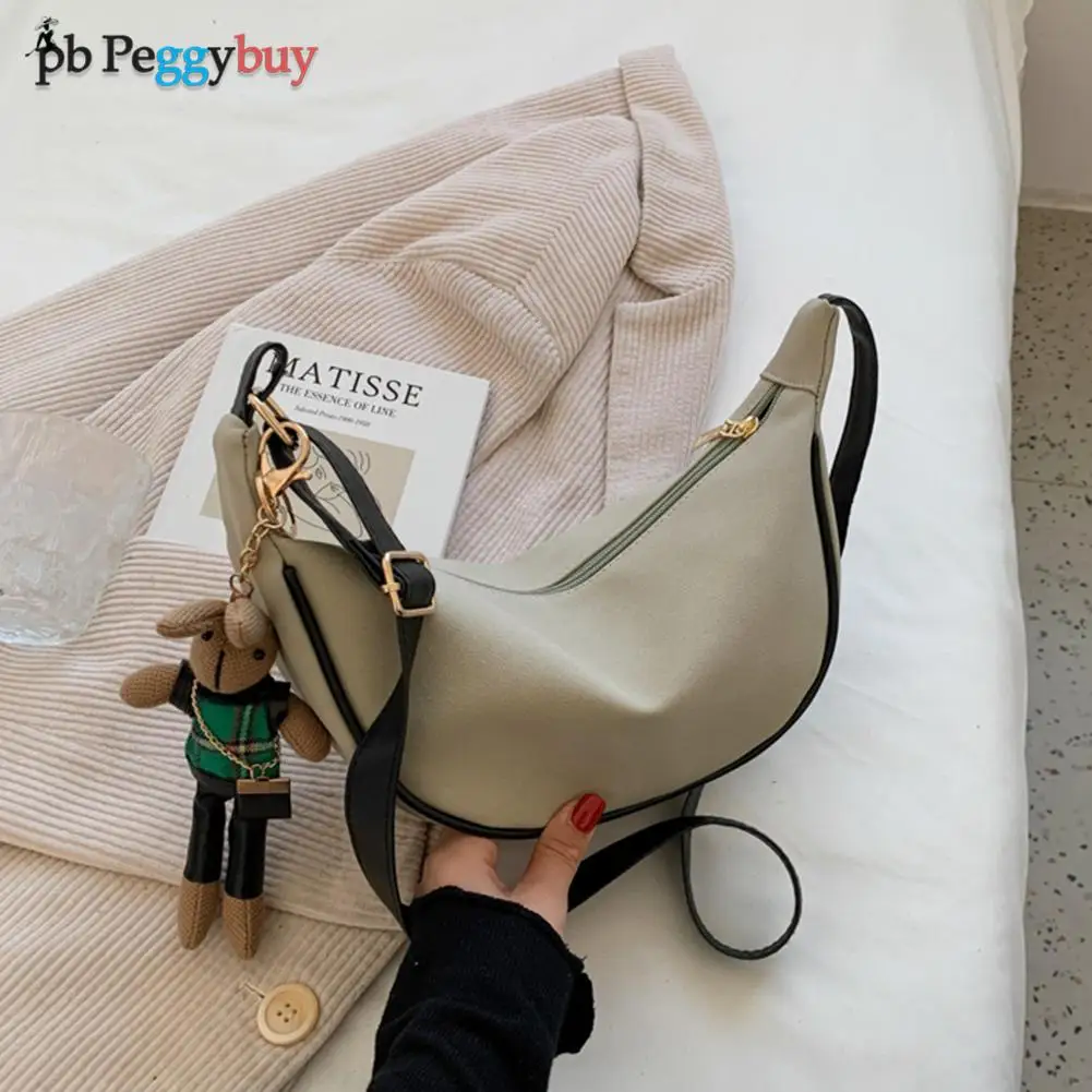 

Сумка на плечо женская из экокожи, простая модная сумочка-тоут через плечо, миниатюрный винтажный маленький кошелек