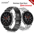 Браслет из нержавеющей стали для Samsung Galaxy Watch 46 ммGear S3, металлический ремешок для Huawei Watch GT GT2 46 мм GTR 47 мм