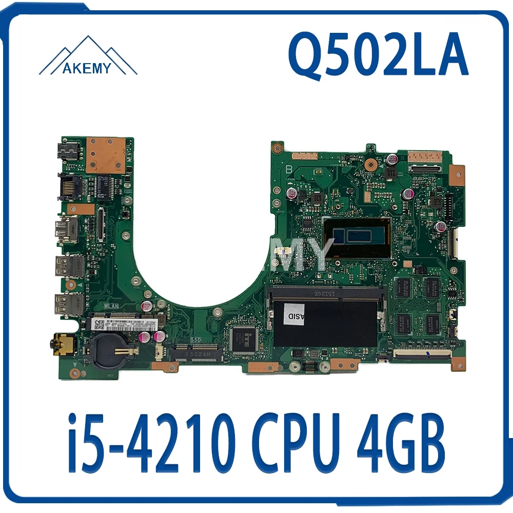 

Q502LA материнская плата для ноутбука i5-4210 процессор 4 ГБ для Q502 Q502L Q502LA тестовая материнская плата Q502LA Материнская плата Тест 100% ОК