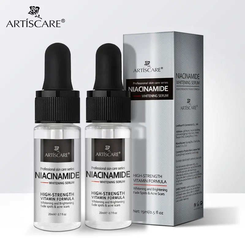 Сыворотка ARTISCARE Nicotinamide 2 шт. отбеливающая эссенция для лица ухода за кожей против