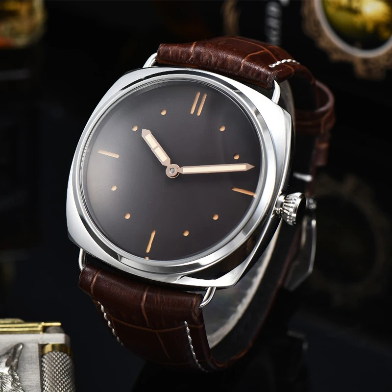 Механические часы с ручным заводом светящиеся водонепроницаемые 316L нержавеющая