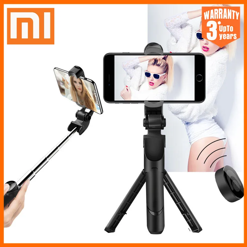 

Селфи-палка Xiaomi 3 в 1, штатив для телефона, выдвижной монопод с пультом ДУ, совместимым с Bluetooth, для смартфонов