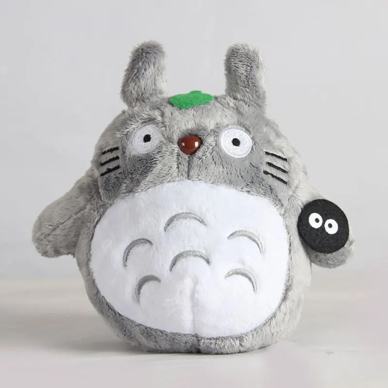 gray 20cm Totoro 20 см милый японский аниме Миядзаки Хаяо Мой сосед Тоторо Плюшевые Тоторо Мягкие плюшевые игрушки куклы для детей Детский Рождественский подарок - Цвет: gray 20cm Totoro