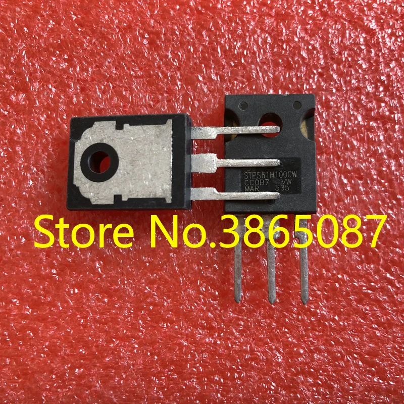 STPS61H100CW STPS61H100 61H100CW TO 247 Мощный диод выпрямителя SCHOTTKY 10 шт./лот оригинал