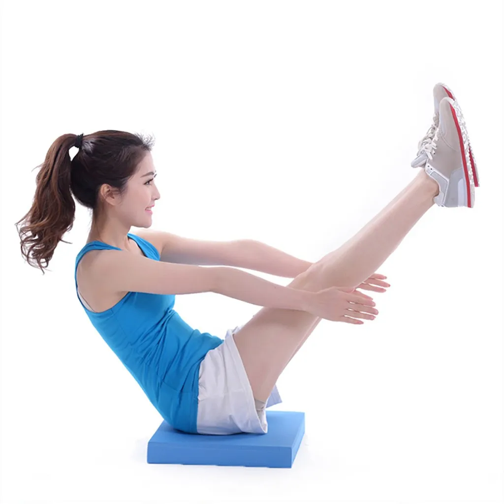 Водонепроницаемый Мягкий баланс Pad TPE коврик для йоги блок толстый Подушка