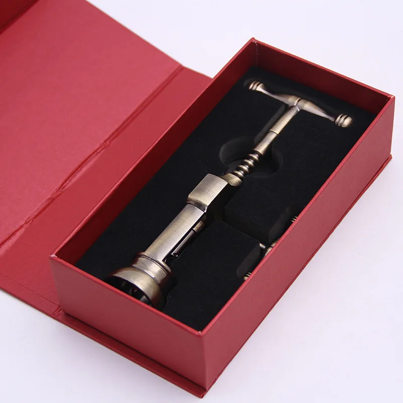 

Creative Zinc Alloy Openers Metal Wine Opener for All Corkwood Stoppered Cap Bottles Corkscrew Home Party Decorating Tool
