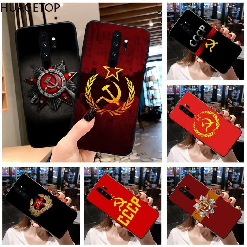 

Soviet Union USSR Flag Phone Case for Redmi Note 9 8 8T 8A 7 6 6A Go Pro Max Redmi 9 K20 K30 Pro