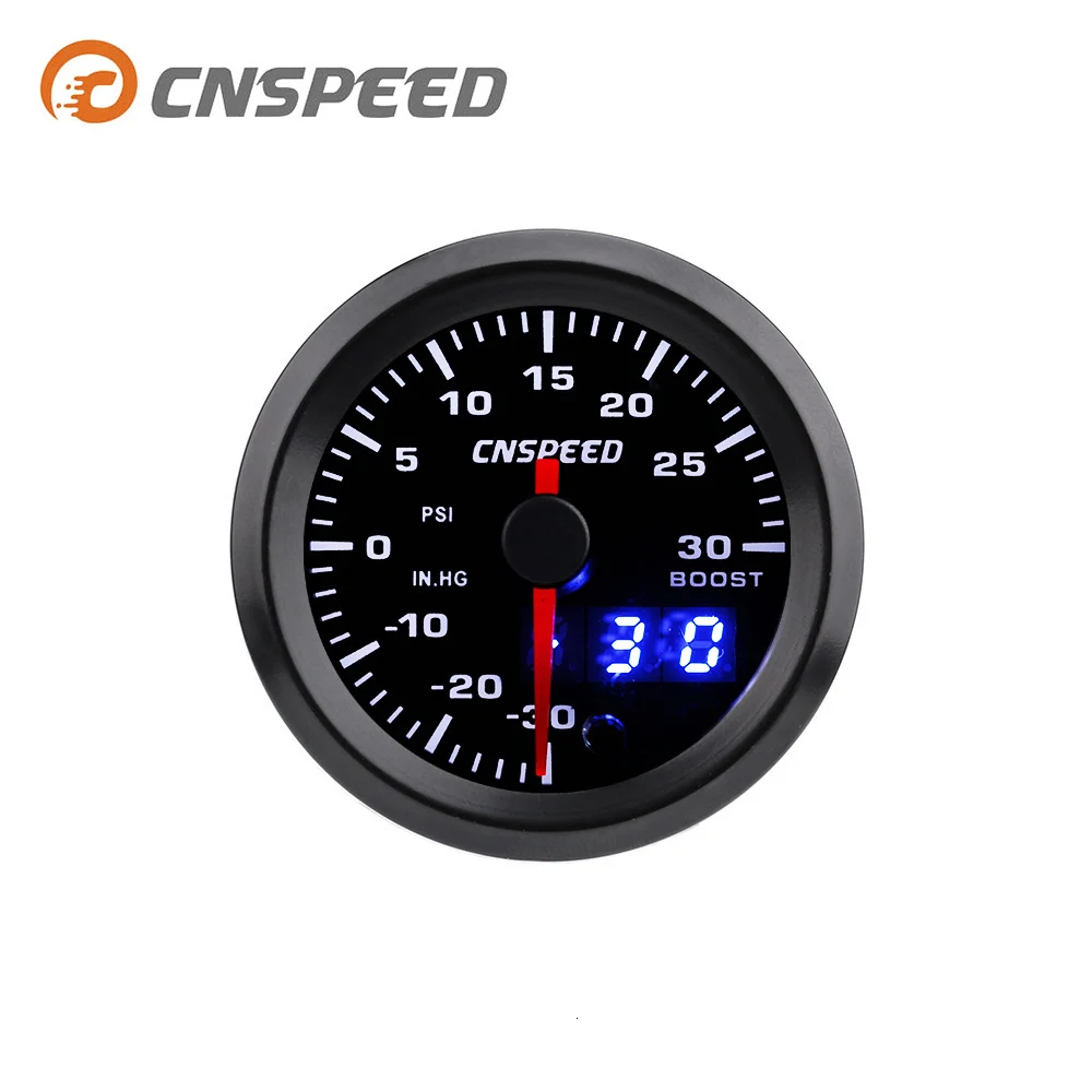 " 52 мм 7 цветов светодиодный автомобильный турбо Boost Gauge PSI метр аналоговый цифровой DuaDisplay автомобильный измеритель с датчиком и регулируемым контроллером