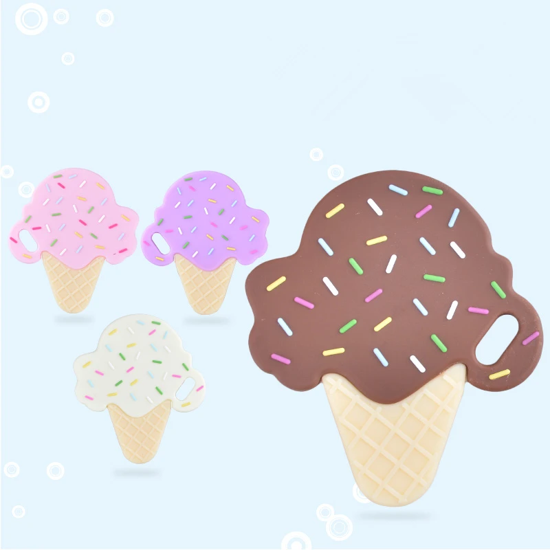 Силиконовые бусины для прорезывателя мороженого детские ювелирные изделия из