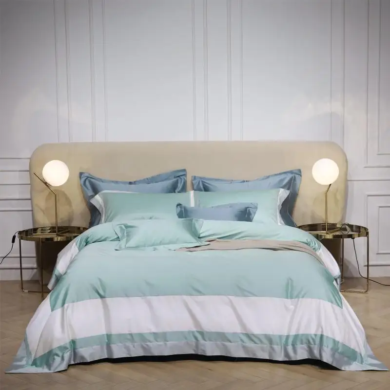 

1000TC Egyptian Cotton King Bedding Set Grey Golden Queen size Bed Sheet Linen set Bed set Duvet/Quilt Cover Pillowcase