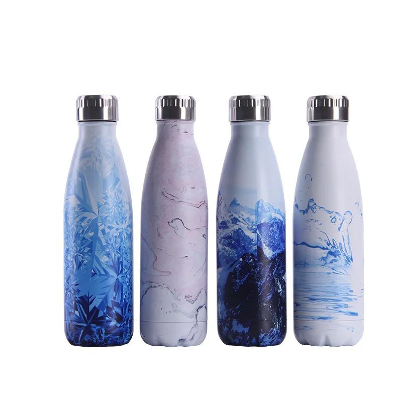 072-075 LOGO Custom Stainless Steel Bottle For Water Thermos Vacuum Insulated Cup Double-Wall Travel Drinkware Sports Flask | Дом и сад