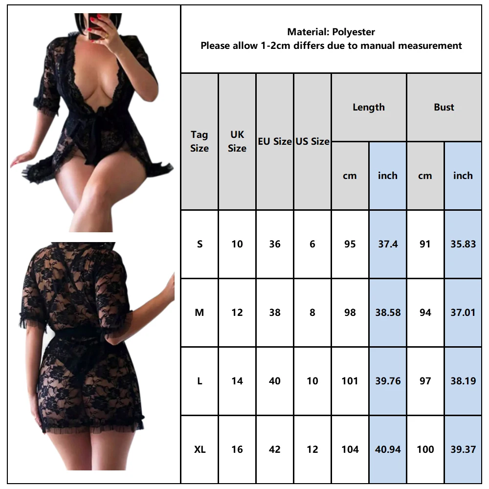 Женское кружевное белье Sxey экзотическое Ночное платье с вырезами эротическое