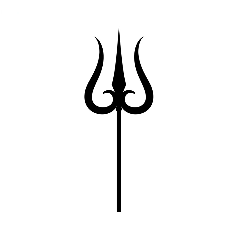 

W-0668 Creativity Trident Gun Modeling Personality Car Stickers PVC Hot Selling Auto Window Bumper Sunscreen Waterproof Decals