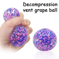 fashion anti stress relieve balls slime colorful water bead grape ball anxiety press push bubble fidgets childs adult kids toys