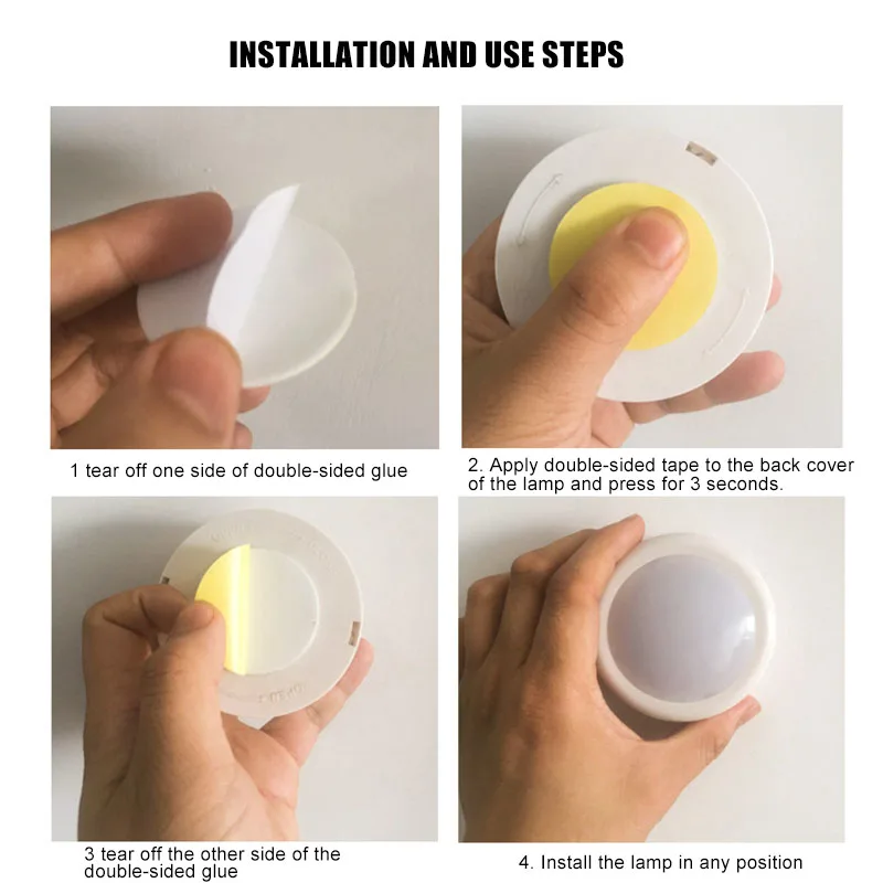 Беспроводной светодиодный светильник для кухни с пультом дистанционного