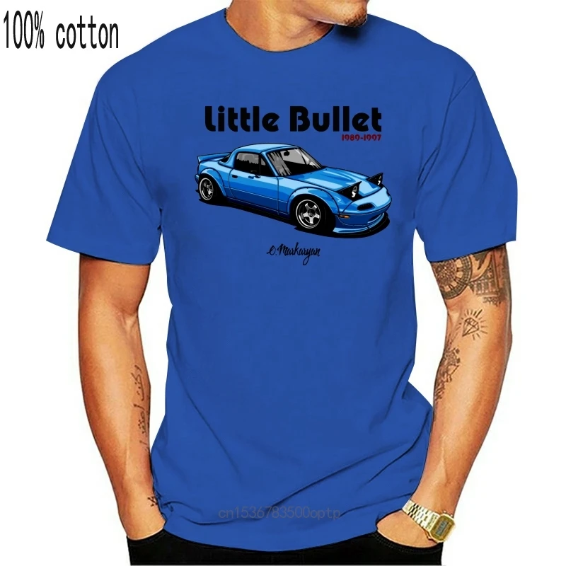 

New Men Short sleeve tshirt Roadster MX5 Miata (blue) Unisex T Shirt Women t-shirt