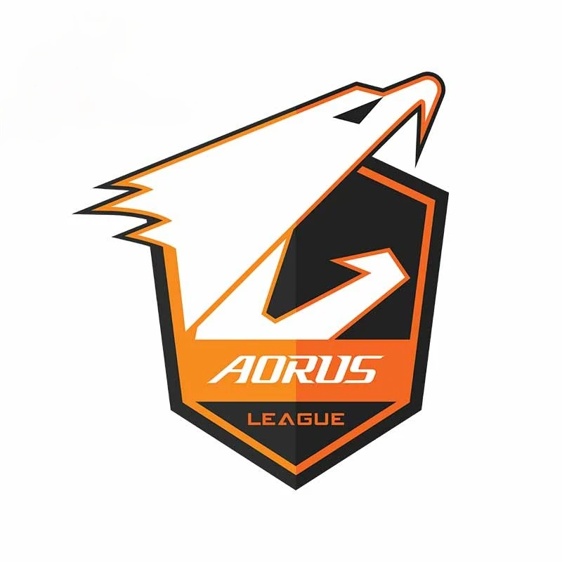 

13cm X 13cmAorus League CSGO Car Stickers and Decals Waterproof Anime Scratch-proof Car Styling JDM Stripes Graphics Decoration