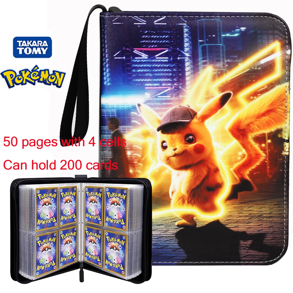 

12 Styles High Quality Pokemon Cards Holder Album Anime Cartoon Pikachu Charmander Bulbasaur Jenny Turtle Kids Xmas Gift