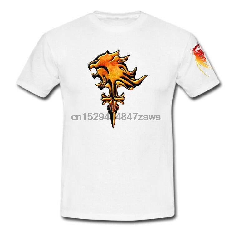 Final Fantasy VIII 8 Remake Squall Leonhart Logo White T-shirt USA Size |