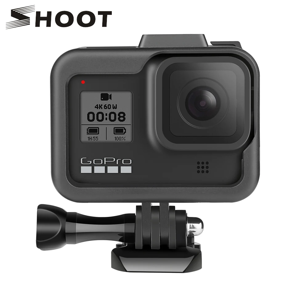 Черная рамка для GoPro Hero 8 защитный чехол Hero8 Go Pro аксессуар|Чехлы экшн-камер| |