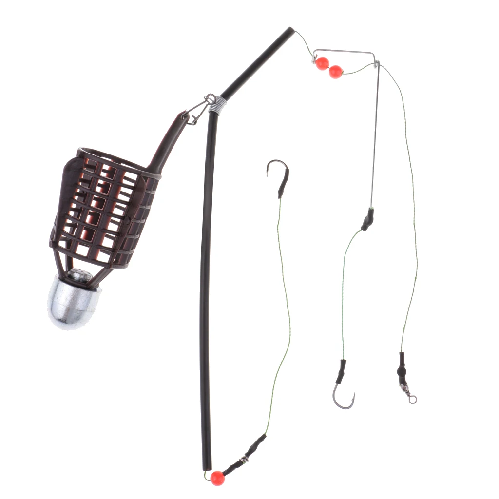 Кормушка для ловли карпа рыболовная корзина держатель приманки клетка с лесными