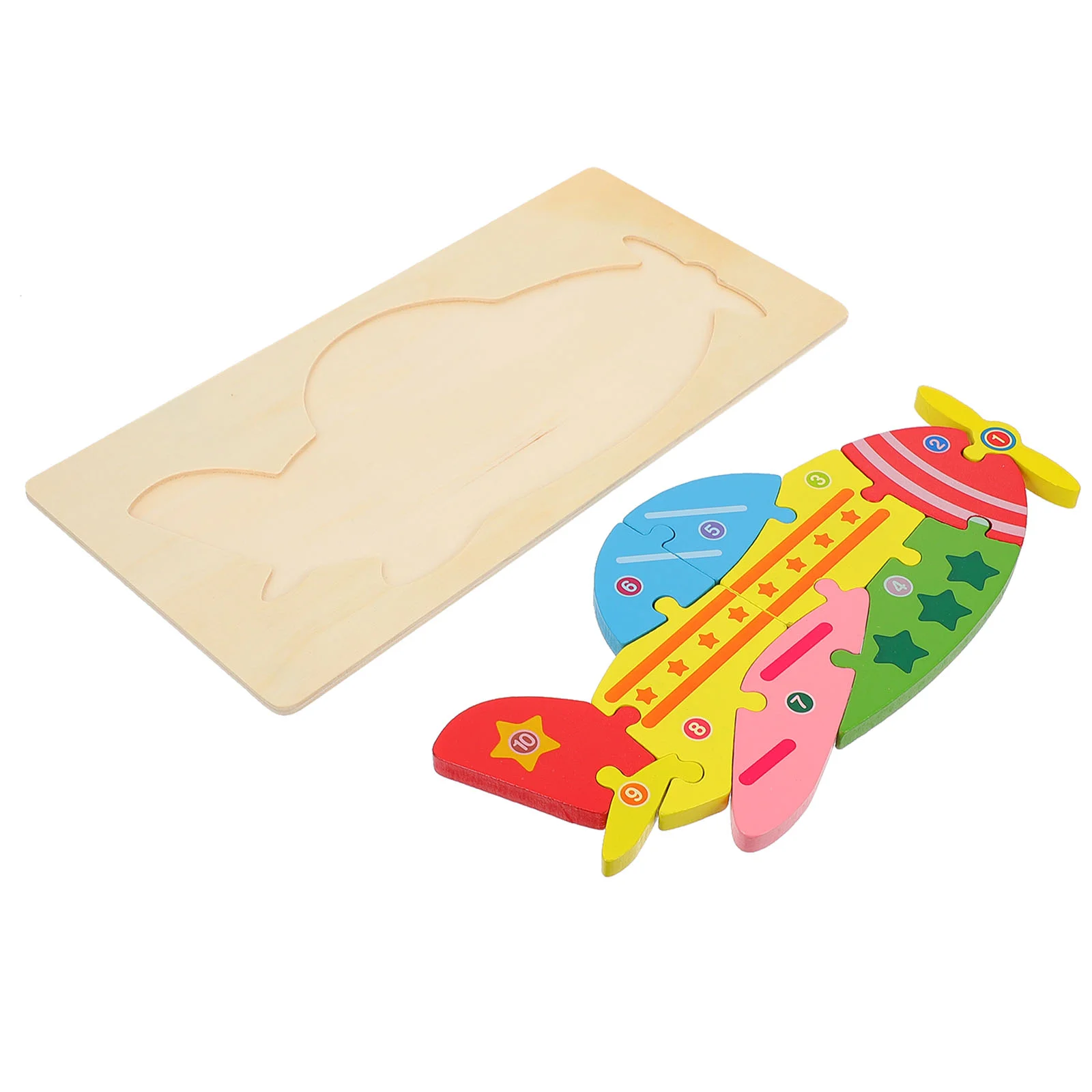 

1 Набор, забавный 3D-пазл-экскаватор, пазлы для раннего обучения, деревянный пазл