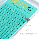 Накладные ресницы Big eye's secret, накладные ресницы из искусственной норки с коротким стержнем