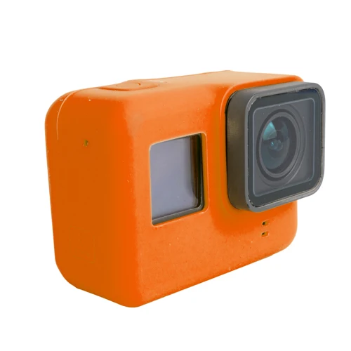 Orange Мягкий силиконовый защитный чехол для GoPro Hero 7 6 5 Black Sports Cam Mount case для Go Pro Hero 5 6 Аксессуары для экшн-камеры - Цвет: Orange