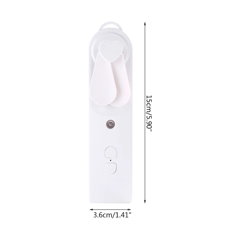 

CPDD Mini Handheld Air Cooler Portable Humidifier Fan USB Charging Cooling Tools