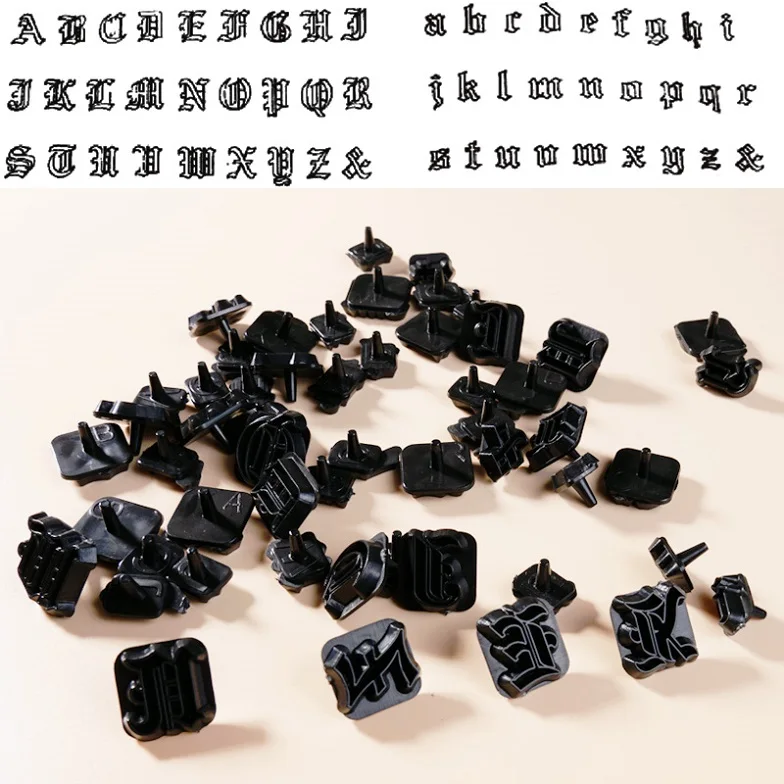 Letters 22 дизайна пластиковые формы для печенья Форма для помады для бисквита ножи для тортов инструменты для украшения выпечки - Цвет: Letters