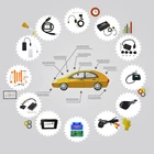 Аксессуары для Android OBD2 DAB приемник CARPLAY USB DVR Камера давления воздуха в шинах волоконно-оптический кабель Камера адаптера переменного тока волоконному видео 4Gкоробка)