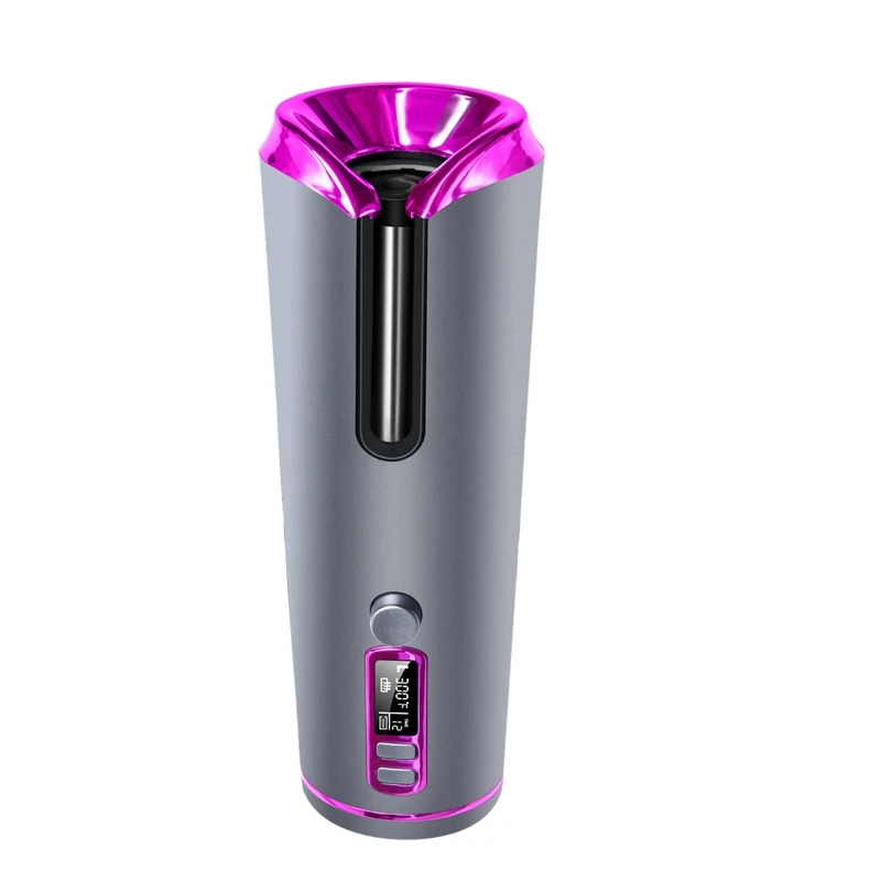 

Cordless Automatic Hair Curler USB Rechargeable Auto Curling Iron for Curls Waves LCD Curly Hair Styling Tools