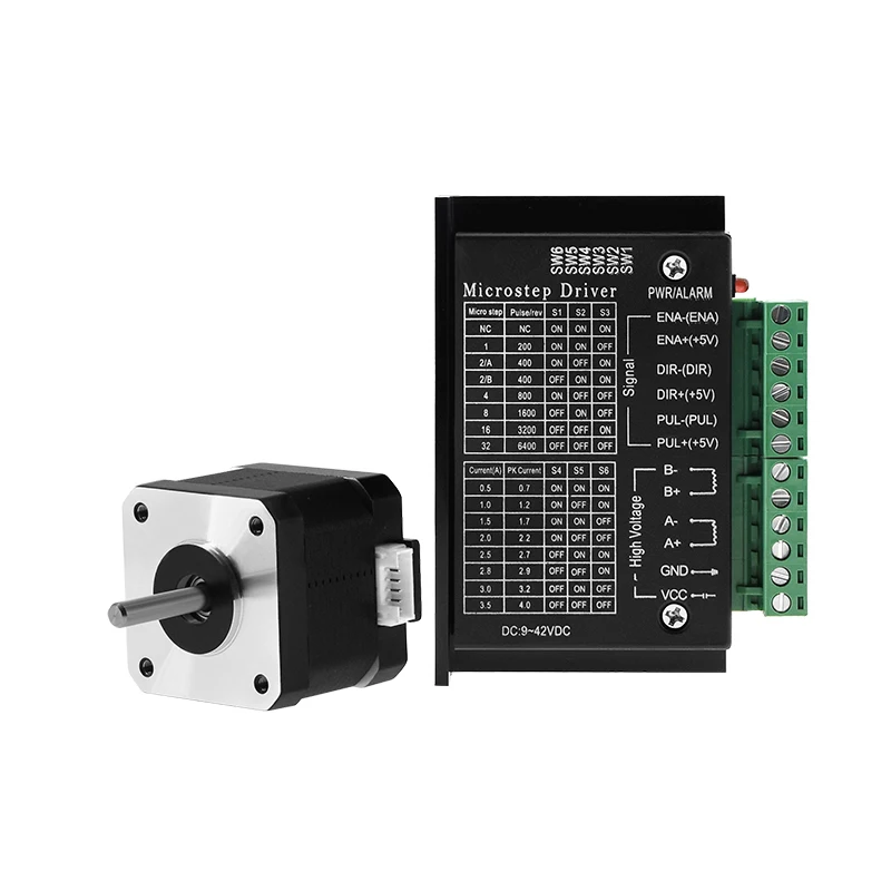 3D принтер 4-свинцовый Nema17 шаговый двигатель 42 1.5A(17Hs4401S) с шаговым двигателем Tb6600