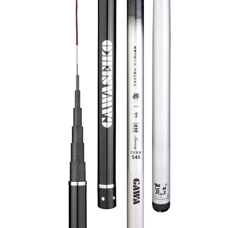 2.7m-10.0m Stream Rod 60T High Carbon Fiber Telescopic Wedkarstwo Olta Short Section Hand Pole Fishing Sticks Vara De Pesca