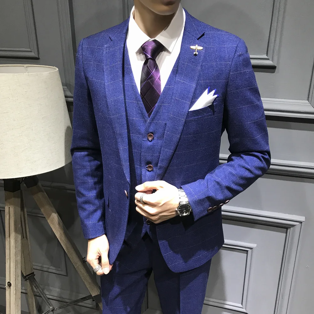 

Костюм-тройка мужской, Осень-зима 2020