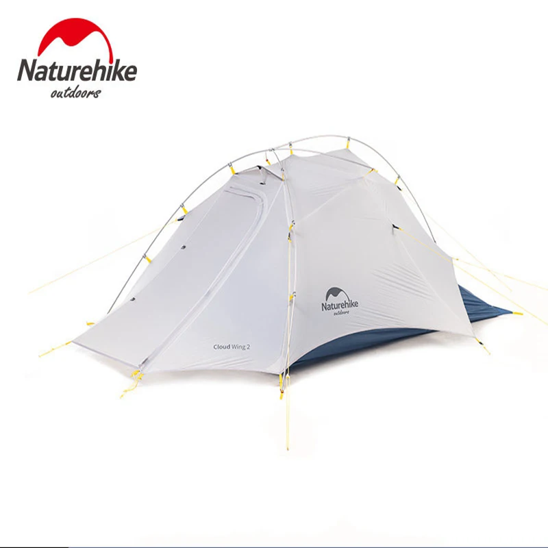 

Палатка Naturehike на 2 человек, Ультралегкая портативная нейлоновая палатка с подсветкой, 15D, с бесплатным ковриком, для отдыха на открытом возду...