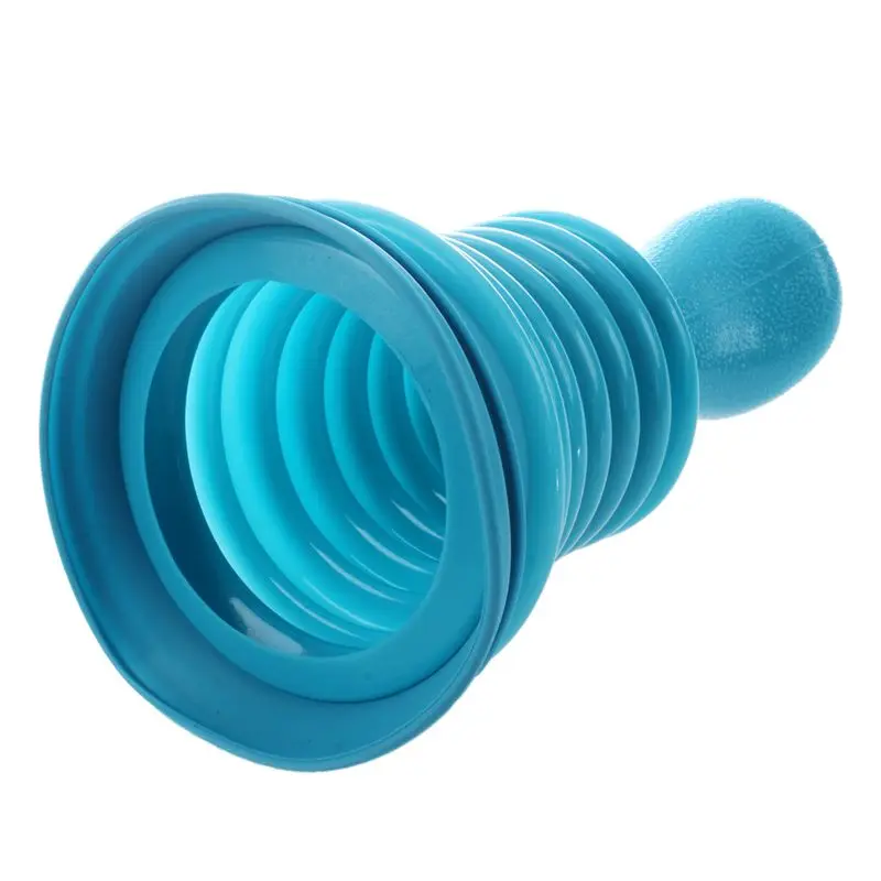 

Toilet Plunger Kitchen Sink Waste Pipe Unblocker Cleaner Blue