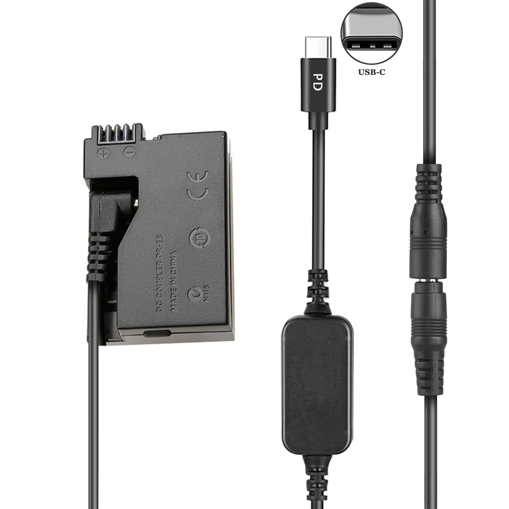 Dr-e8 Dummy Battery, External Battery For Lp-e8 Battery, For Canon Eos Rebel T5i T4i T3i T2i Kiss X7