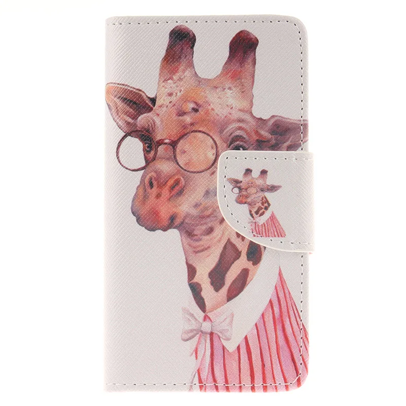 Giraffe Искусственная кожа и силикон чехол для sony Xperia XZ1 Compact XZ XA2 Ultra C6 Coque C42 - Цвет: Giraffe