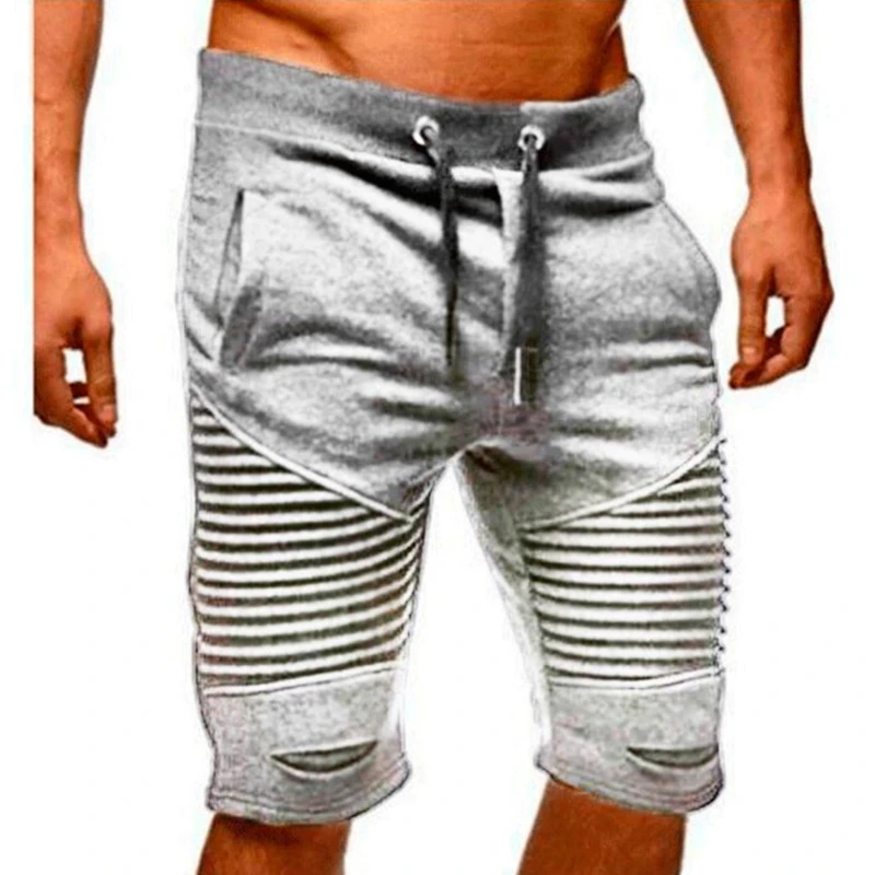 

2021 New Men's Shorts Fitness Casual Drawstring Short Pants High Quality Shorts Multi-pocket Sports Shorts