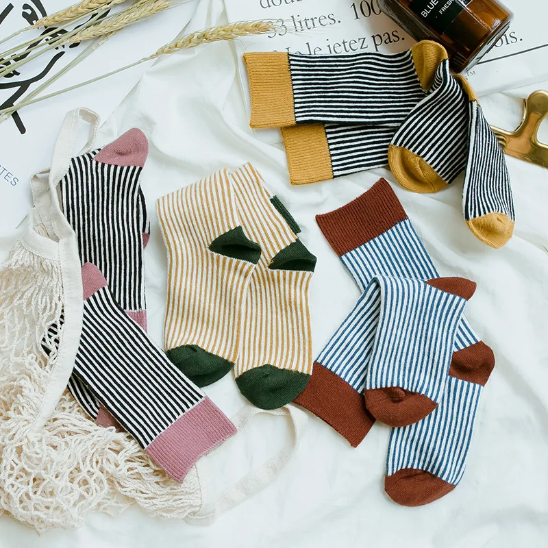 Детские гольфы для девочек и мальчиков футбольные полосатые хлопковые