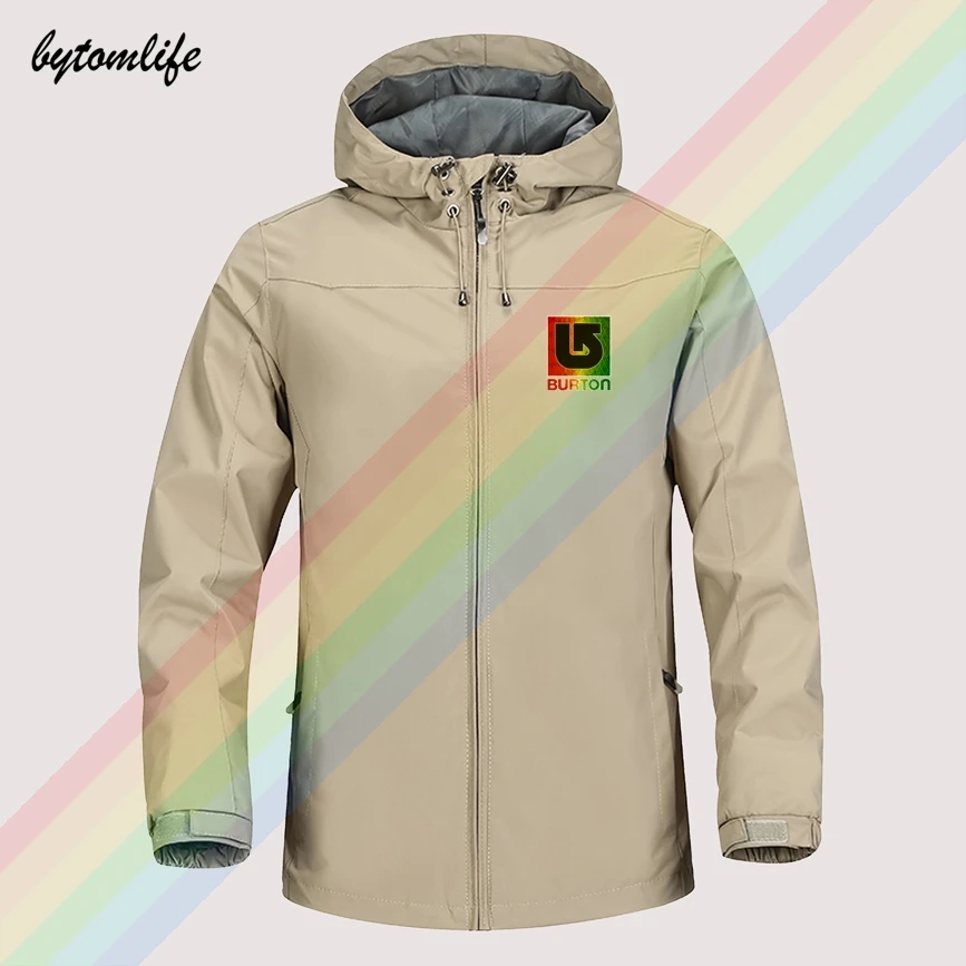 

Burton Snowboards color Outdoor Mountaineering Windproof Jacket Hooded comfortable Men Women Fashion High Quality Coat
