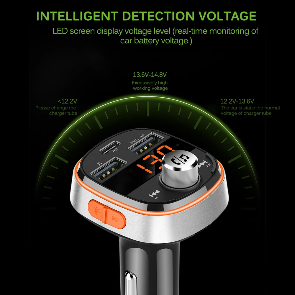 Автомобильный MP3 плеер Bluetooth fm передатчик Hands Free автомобильный аудио mp3 модулятор