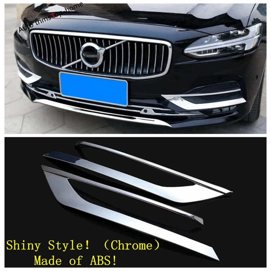 Yimaautotrims ABS хромированный внешний вид подходит для VOLVO S90 2017 2018 2019 Противотуманные