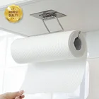 Подвесной держатель для туалетной бумаги в ванной комнате, держатель для туалетной бумаги под шкаф для полотенец, подвесная стойка, самоклеящаяся